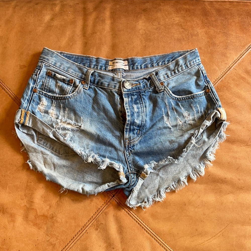 One Teaspoon Denim Shorts